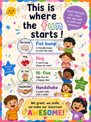 Hand Greeting Posters